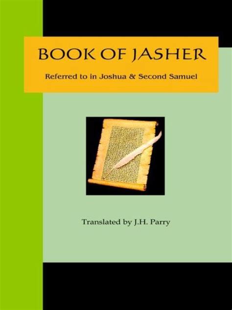 book of jasher referred to in joshua and second samuel PDF