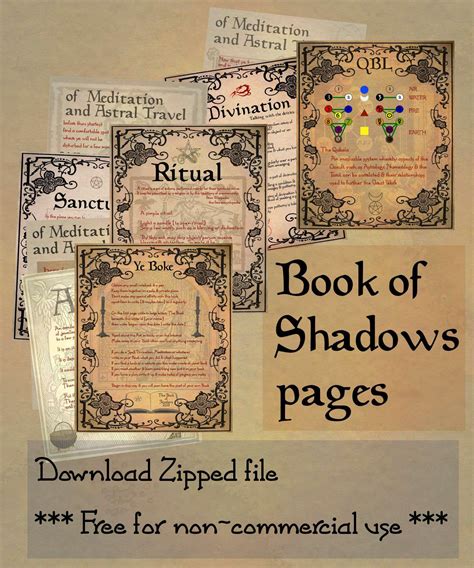 book of shadows free Doc