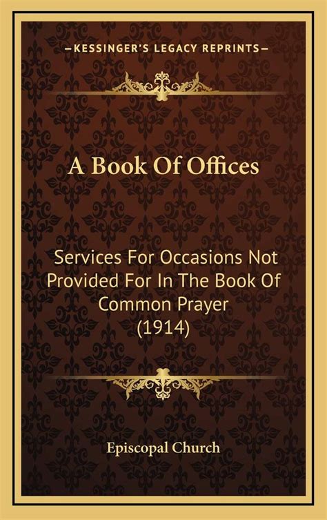 book offices services occasions provided PDF