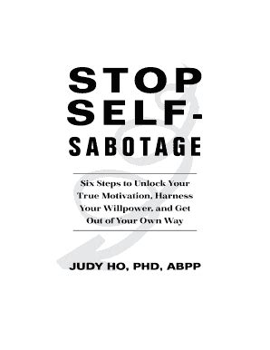 book stop self sabotage pdf free PDF