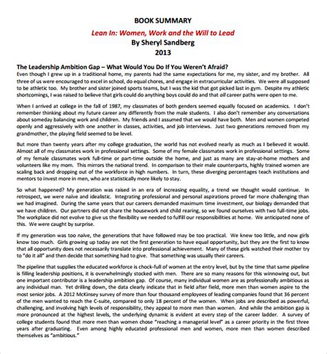 book summaries by chapter free PDF