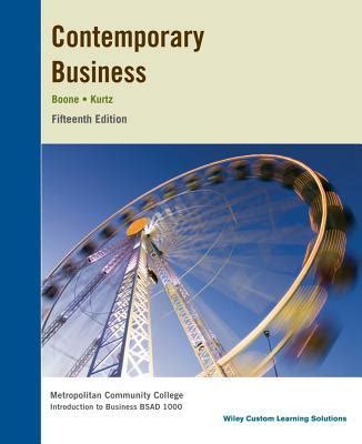 boone and kurtz contemporary business 15th edition Ebook Doc