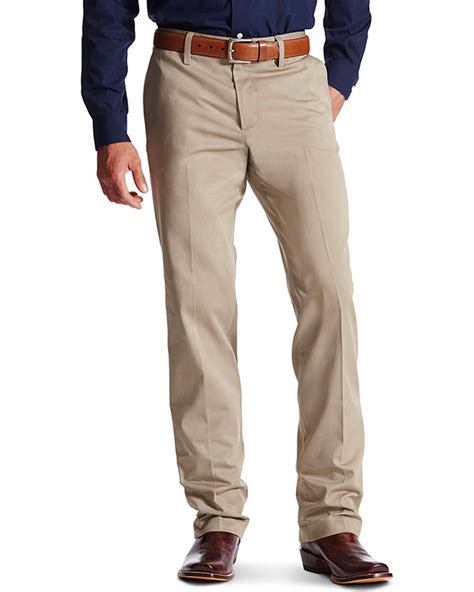 bootleg khaki pants