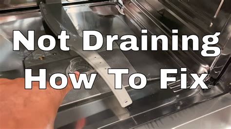 bosch dishwasher not draining fully PDF