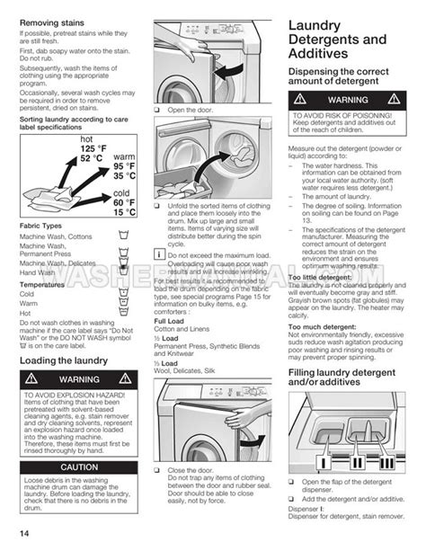 bosch nexxt 100 series washer troubleshooting Doc
