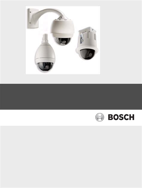 bosch vg4 161 ec01p security cameras owners manual PDF