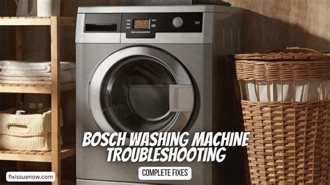 bosch washing machine troubleshooting manual Reader