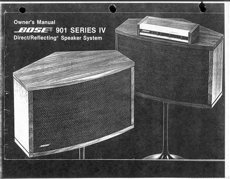 bose 901 manual pdf Doc