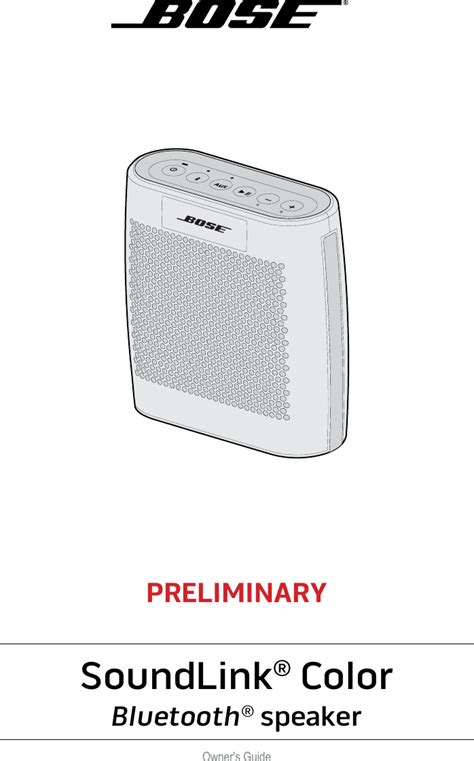 bose bluetooth color speaker user manual Reader