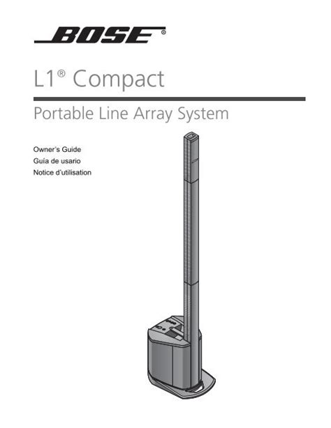 bose l1 compact manual pdf Kindle Editon