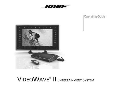 bose videowave ii tvs owners manual Reader