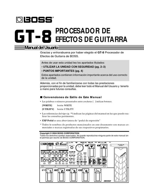 boss gt 8 manual Doc
