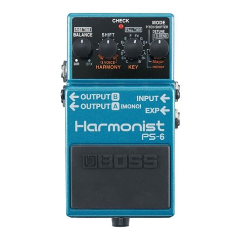 boss harmonist ps6 manual PDF