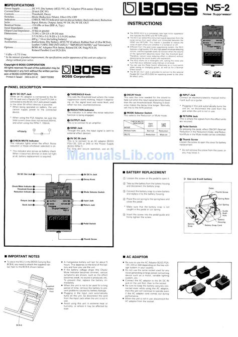 boss ns2 manual pdf Epub