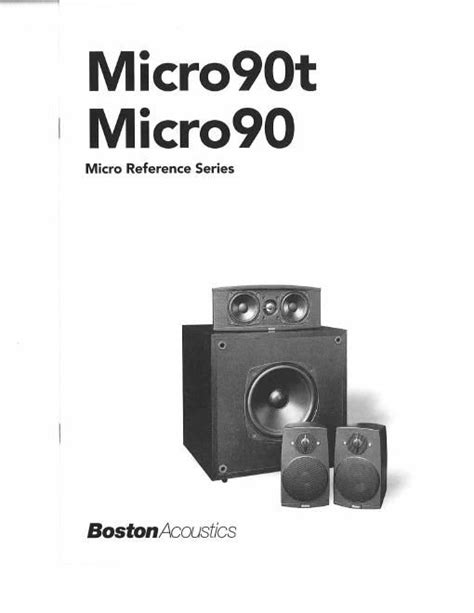 boston acoustics ncbtl8 owners manual PDF