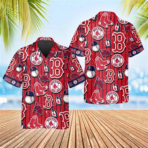 boston red sox hawaiian shirt