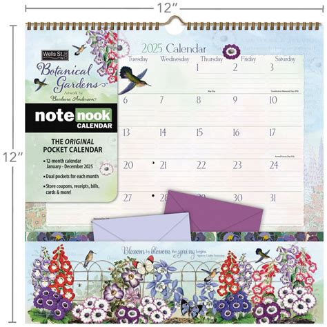 botanical gardens note nook 2015 calendar Doc