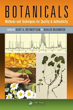 botanicals methods and techniques for quality and authenticity PDF