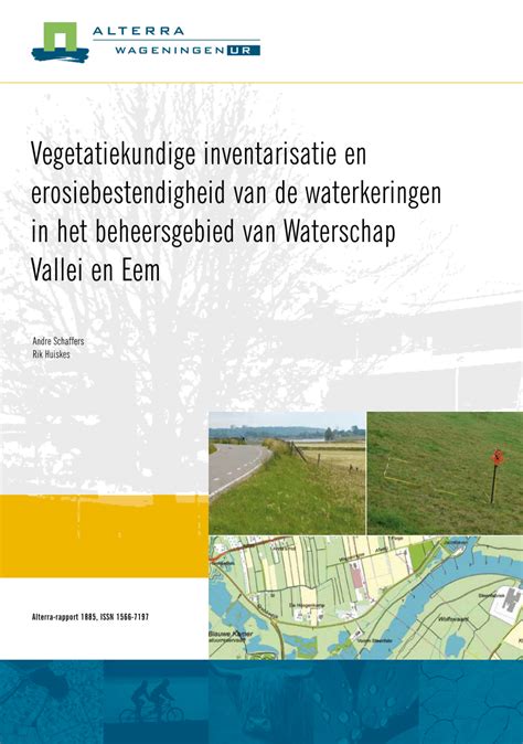 botanische samenstelling oecologie en erosiebestendigheid van rivierdijkvegetaties Reader