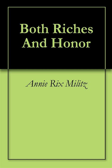 both riches and honor Doc