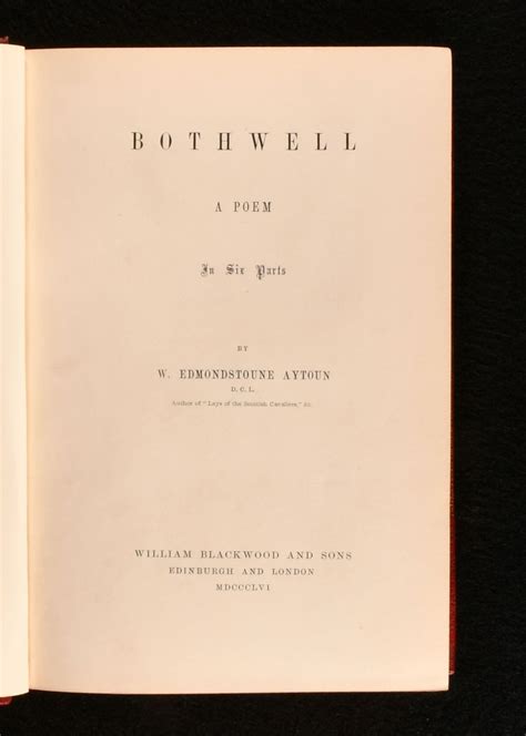 bothwell classic william edmondstoune aytoun Epub
