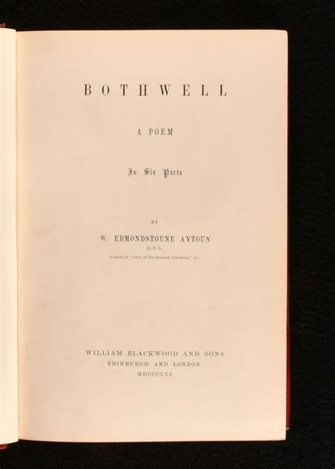 bothwell classic william edmondstoune aytoun Epub