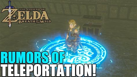 botw teleportation rumors