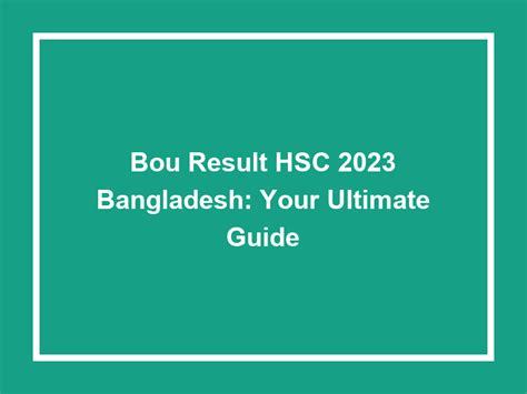 bou hsc guide bd Reader