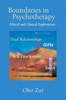boundaries in psychotherapy ethical and clinical explorations PDF