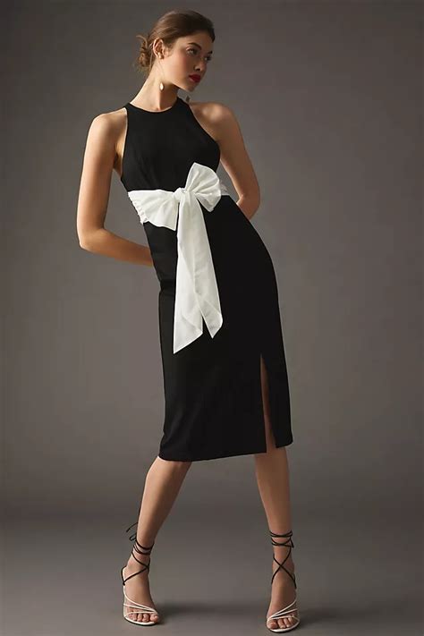 bow front dress