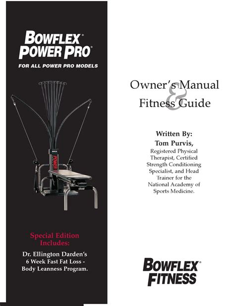 bowflex power pro workout guide Kindle Editon