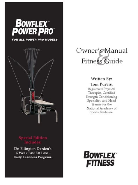 bowflex xtl exercises manual PDF