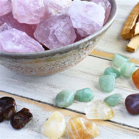 bowl with crystals