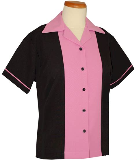 bowling shirt womens vintage