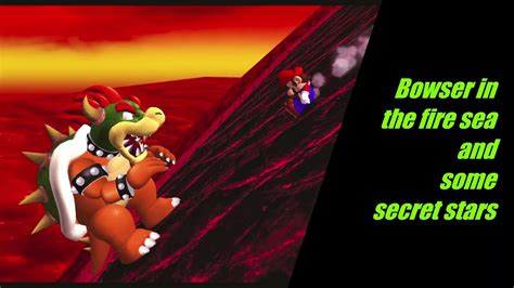 bowser in the fire sea