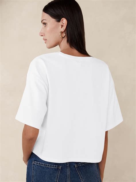 boxy crop shirt