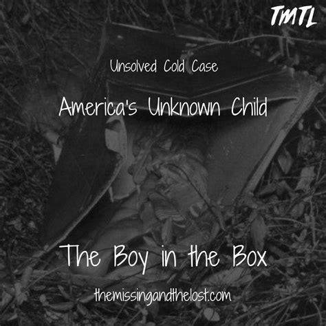 boy in the box the unsolved case of americas unknown child PDF