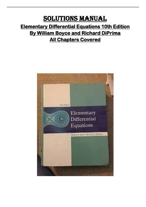 boyce 10th edition solutions Reader