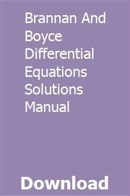 boyce brannan solutions Reader