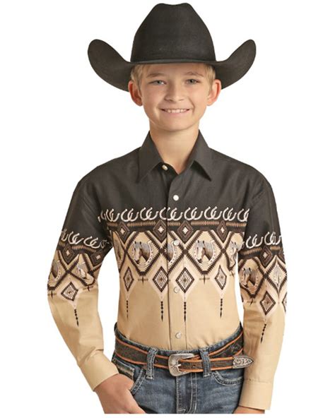 boys western shirts