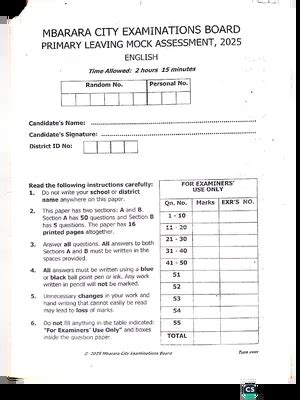 bpp p7 mock exam papers Epub