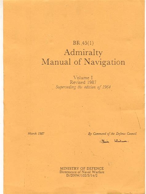 br 45 admiralty manual of navigation Doc