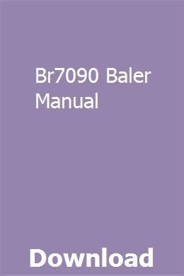 br7090-baler-manual Ebook Doc