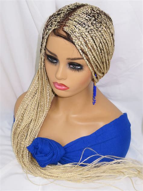 braided wig blonde