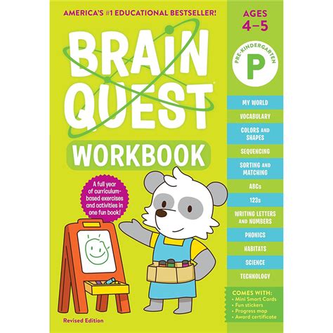 brain quest workbook kindergarten PDF