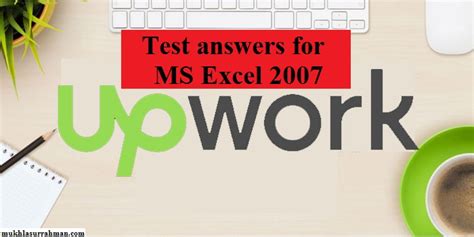 brainbench ms excel 2007 test answers PDF