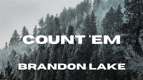 brandon lake count em