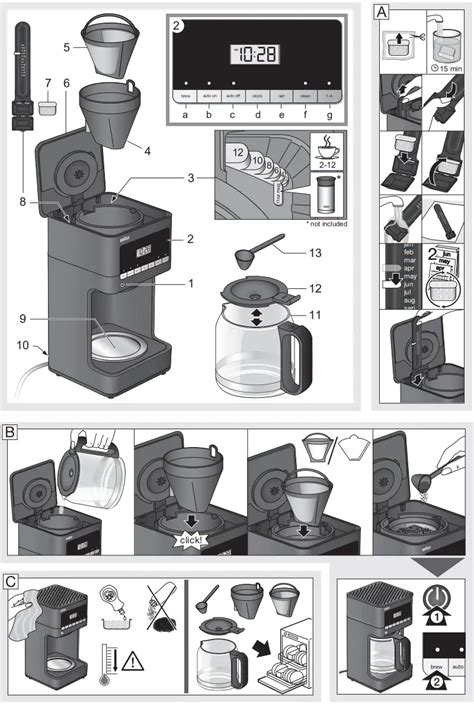 braun kf145 coffee makers owners manual PDF