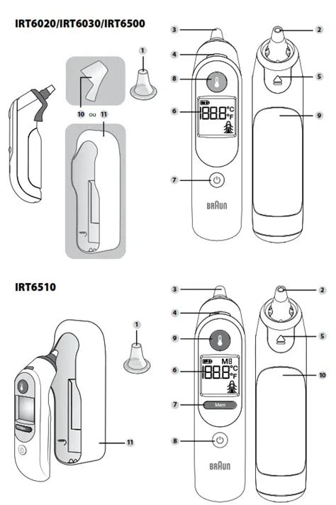 braun thermoscan ear thermometer user guide PDF