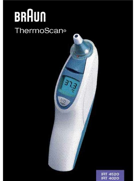 braun thermoscan manual 4520 PDF